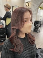 リミットバイアフィナー 大宮店(limit by Afinar) 韓国レイヤー×ピンクベージュ【大宮】