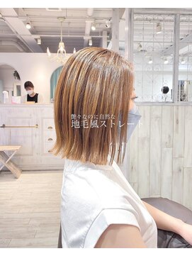 レイラバイアフロート 吉祥寺(Lila by afloat) 地毛風ストレート/自然な縮毛矯正/ストレートボブ/外ハネボブ