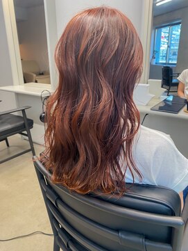 エウペ 渋谷(WEUPE) 斜めバング/グレージュカラー/デザインカラー/シルキーベージュ