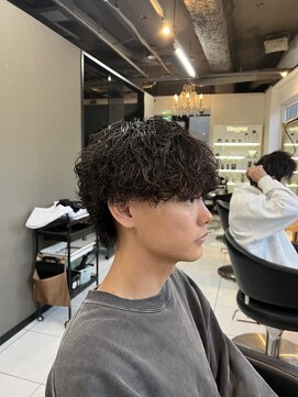 アイズ 海老名(AIZU) 波巻きツイストスパイラルパーマ　ツイストパーマ　メンズパーマ