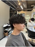 波巻きツイストスパイラルパーマ ツイストパーマ メンズパーマ