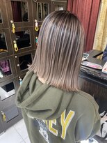 プライズ 錦糸町北口店(prize)&nbsp;30代40代ミディアムミルクティーバレイヤージュ