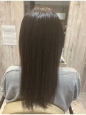 サラ艶ロング髪質改善カラー/縮毛矯正うる艶ストレート#1