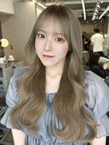 ラルムバイシー 新宿(LARME by Sea)&nbsp;ミルクティーベージュ/ケアブリーチ/夏髪/ベージュ/ハイトーン