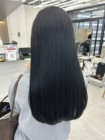 ビューナゴヤ 名駅(VIEW NAGOYA)&nbsp;前髪/イメチェン/こなれミディ/ブルーブラック/レイヤーカット