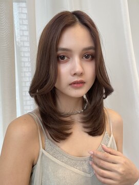 バイオレット 表参道店(Violet) こっくり秋ブラウンカラーミディアムレイヤー