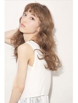 ゴッソ(gosso)&nbsp;ロングパーマ　ベージュカラー