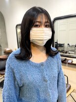 エトネ ヘアーサロン 仙台駅前(eTONe hair salon)&nbsp;［ eTONe ］外ハネ × mint ash