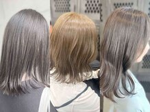 《ブリーチなしでも大丈夫》ダメージレスで叶える透明感カラー♪