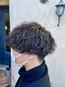 ≪男性人気No１平日限定クーポン≫メンズカット＋オリジナルパーマ［蟹江］