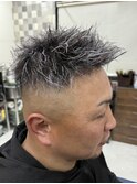 フルツーブロックスキンフェード、メッシュカラー