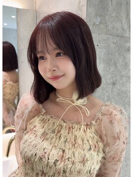 ロンドルピナス 小倉(Lond Lupinus) ブルーブラック/ワイドバング/美髪のススメ/外ハネボブ/北九州