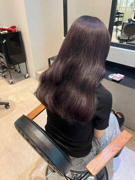 ダブル(W) 韓国スタイル/パープルブラウン