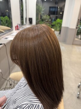 ドッグスター(dog star) ベージュブラウン透明感カラー髪質改善 登戸/向ヶ丘遊園