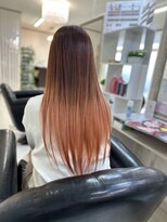 クロス(CROSS)&nbsp;ブリーチ毛縮毛矯正after