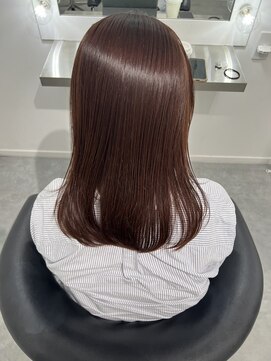 ドラマヘアー(dorama hair) オレンジブラウンカラー/オージュアトリートメント/レイヤー