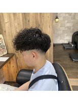ヘアーアートパーリオ 駅南店(hair art PALIO) スキンフェード×スペインカール