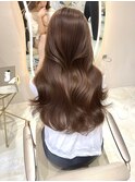 愛されヘアレイヤーカットブラウンブリーチ無し