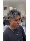 白メッシュ×ツイスト×ジェット