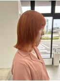 10代/20代/ハイトーンカラー/オレンジカラー/秋カラー