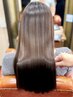 【来店2回目】圧倒的な艶髪☆ダメージレスストレート+艶感アップTR