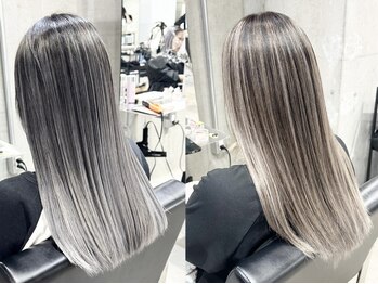 ラック(LUCK)の写真/透明感×トレンドならお任せ*高技術カラーで肌を綺麗に魅せる垢抜けstyleに[船橋/ブリーチ/ハイライト］