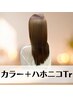 【髪質改善】地肌に優しいオーガニックフルカラー＋ハホニコTr￥7900 成田