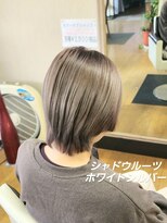 シャルシェ(Chercher)&nbsp;春夏映えCOLOR★シャドウルーツホワイトシルバーバレイヤージュ