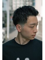 ペルズヘア(PELLS HAIR)&nbsp;ショートラルフパーマフェザーショートテーパーフェード