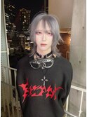 ニュアンスウルフリバースセンターパートニュアンスパーマ渋谷