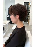 別府ショートボブ顔周りレイヤーカット髪質改善カラー