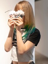アンナ 広瀬通店(Anna) にじさんじ/叢雲カゲツ/推しカラー/グリーン×パープル/レイヤー