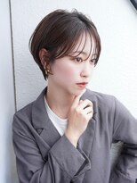ハウスアンドヘアーワークス(House&Hair works) 前髪長め 大人小顔ショート 30代40代50代 藤沢