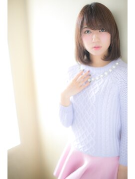 モッズ ヘア 福岡姪浜店(mod's hair) *mod's姪浜*…毛先くるん♪好感度大の優等生ミディc