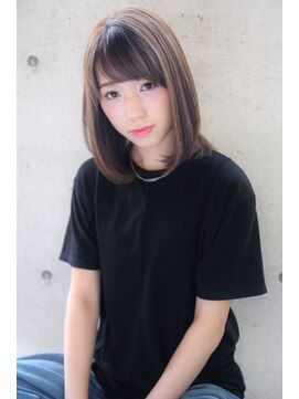 ヘアーアンドメイク シーク 吉祥寺(HAIR&MAKE SeeK) 『ツヤ感』『アディクシー』ワンカールロブ【seek吉祥寺】