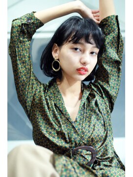 ラフィス ヘアー ピーチ 岡山店(La fith hair peach) 【La fith 】上品暗めカラーボブ