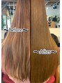 ピースリーヘア バイ カーサ(peathree.hair by CASA)&nbsp;圧倒的ツヤ感で自分史上最高に。「高濃度水素トリートメント」