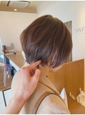 【鳥居】ふんわりパーマショート