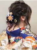 成人式　ヘアセット　着付　リハーサル　
