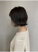“切りっぱなしショートボブ“【椎葉】