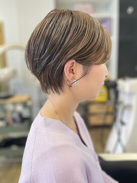 ヌード(NUDE) 「NUDE」#ハイトーンカラー ベージュカラー くびれショート