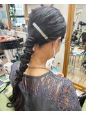 ふんわりねじねじアレンジ