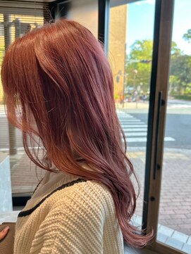 リノショアーズ 元町店(RINOSHORES) くびレイヤーピンクベージュヘルシースタイルふんわりウェーブ