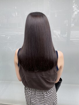 キュア 表参道(CURE) 黒髪/グレージュカラー/ココアベージュ/ヘルシーロング[表参道]