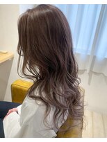 リリィ ヘアデザイン(LiLy hair design) ショコララベンダーカラー　ロング