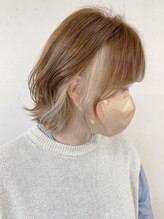 ギャラクシー ヘアードレッサーズ(galaxy hairdressers) イヤリングカラーホワイトベージュ10代20代30代