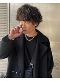 【HYPE】スパイラルパーマ/メンズマッシュ/ミディアム