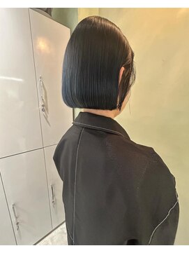 ジェムバイアルテフィーチェ(gem by artefice) ミニボブ ×ブルージュカラー☆ヘルシースタイル