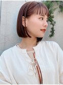 前下がりショートボブ大人可愛い表参道