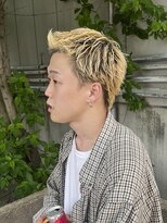 ジャド(JUDD)&nbsp;スパイキーショート金髪スタイル